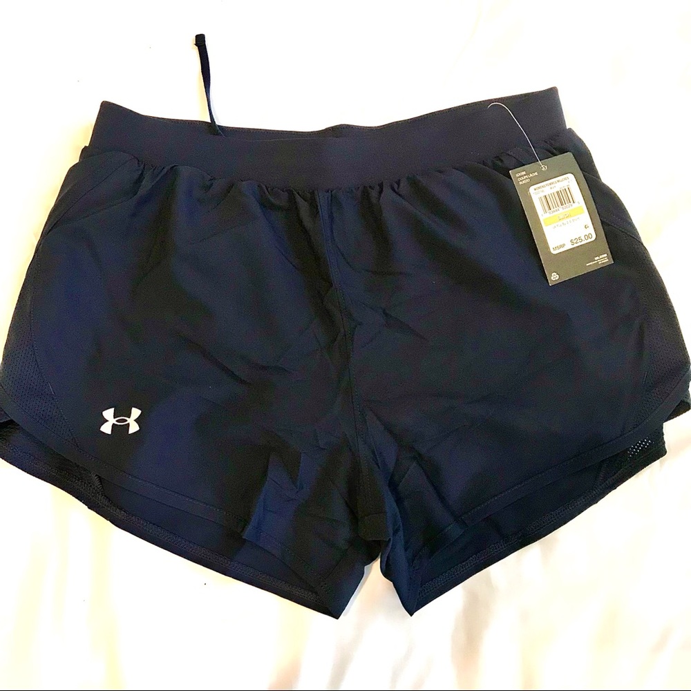 NWT Under Armour Fly By 2.0 Running Shorts - Navy
